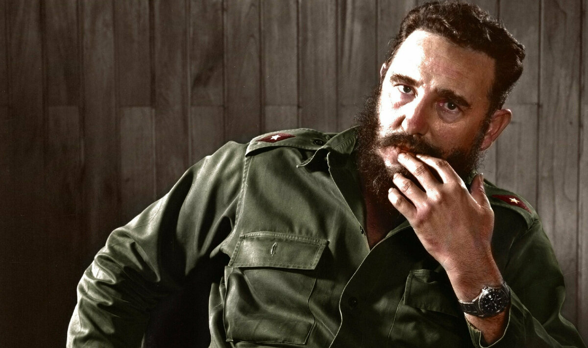 лидер Кубы Фидель Кастро.