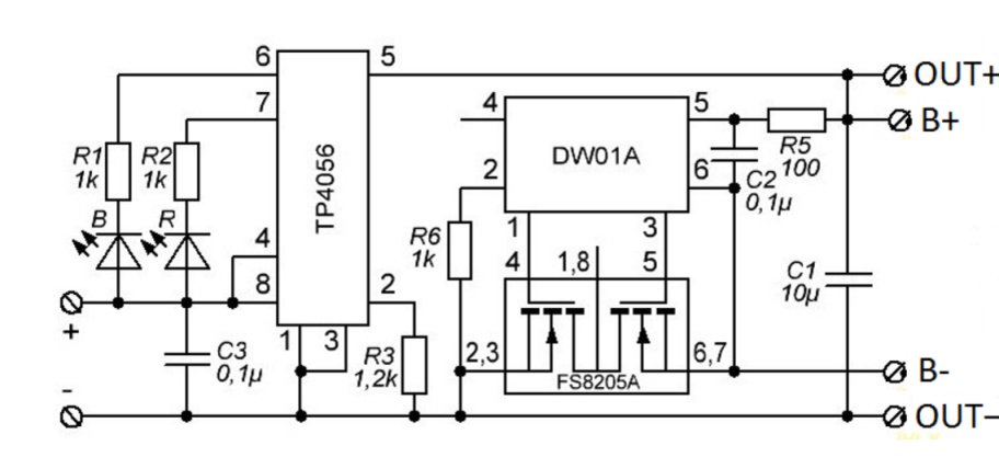 Схема плата зарядки. Модуль зарядки li-ion на tp4056 схема. Модуль контроллера заряда tp4056 схема. Модуль заряда tp4056 схема. 4056 Контроллер заряда схема включения.