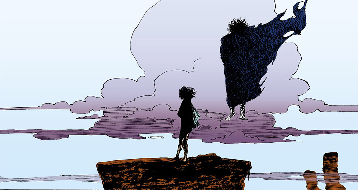 Панель из графического романа Нила Геймана «The Sandman. Песочный человек. Книга 2. Кукольный домик»
