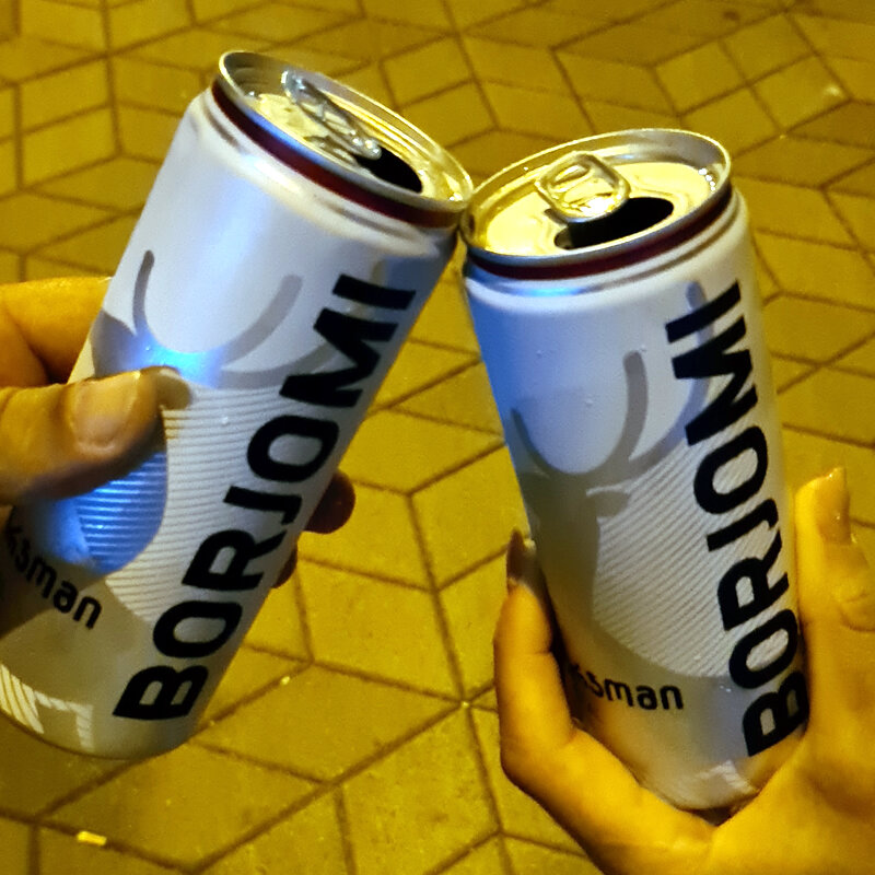 Боржоми в жестяной банке 0,33 л