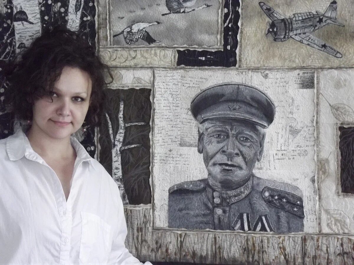 Марина Чернова и ее работа"Тень прошлого.Свет будущего" 