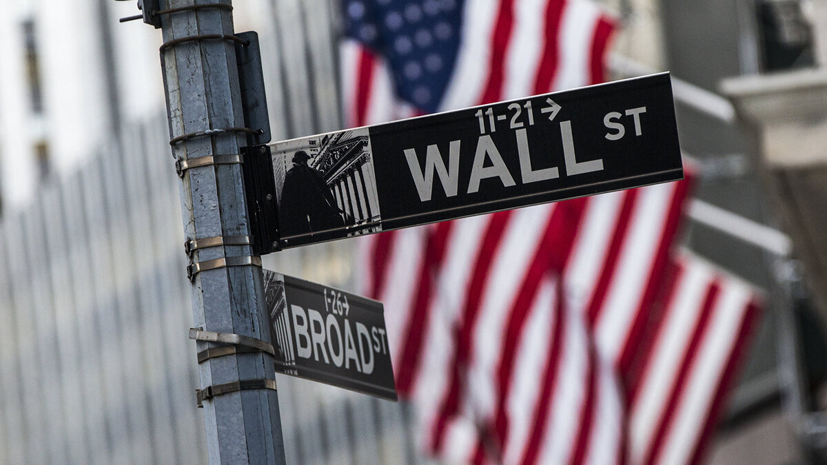    Уолл-стрит в Нью-Йорке© РИА Новости . Джина Мун