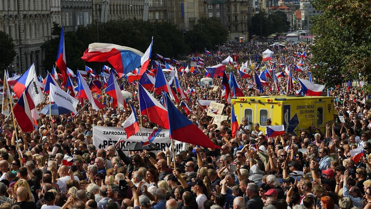 Протесты в Праге