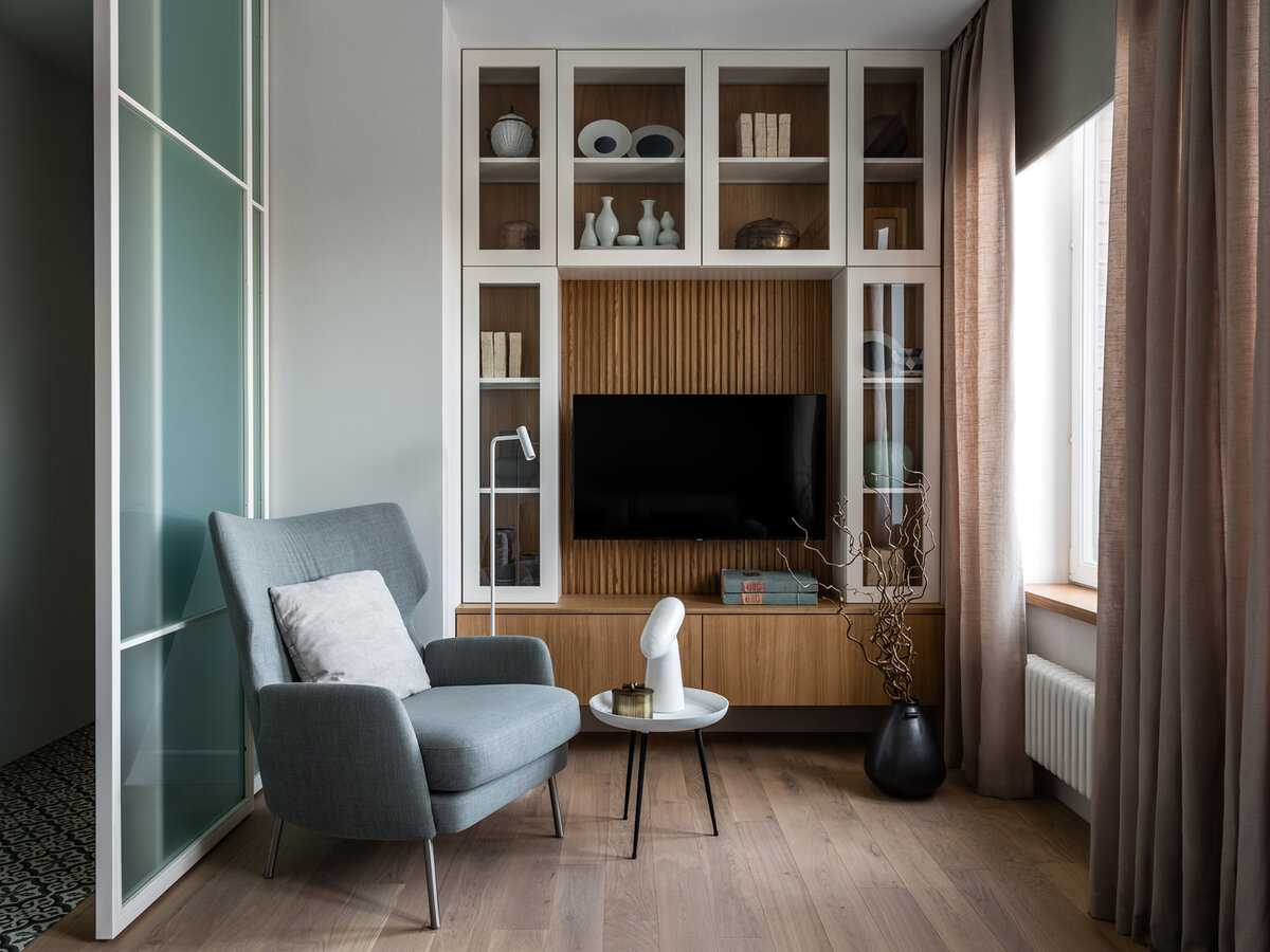 Двухкомнатная квартира по дизайну Татьяны Казанцевой.