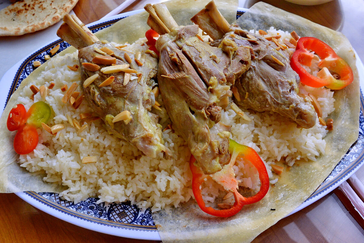 Мансаф. Акаба, ресторан Al-Shami