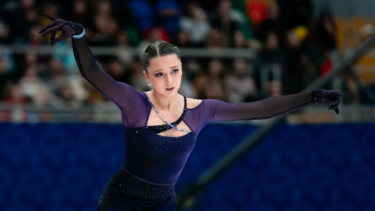 Камила Валиева в короткой программе. «Золотой конек Москвы»