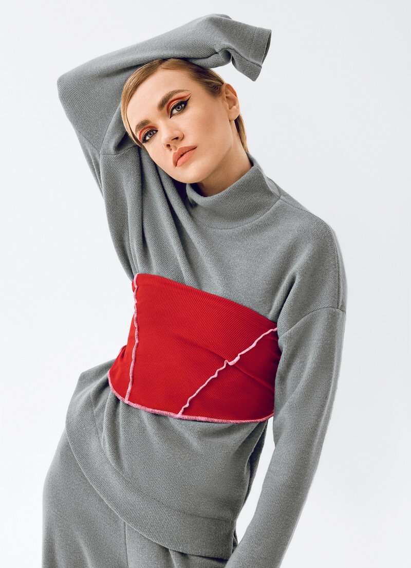 Джемпер, брюки, топ — все Barmariska