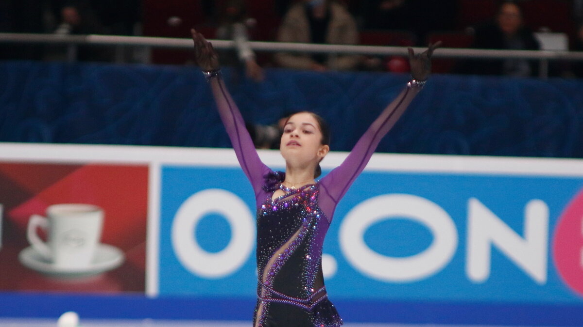    Петросян на взрослом чемпионате России-2022 в Санкт-Петербурге. Фото: GLOBAL LOOK PRESS