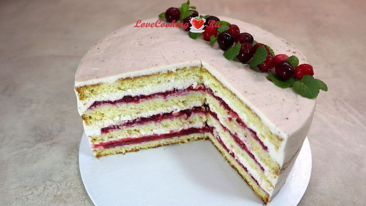 Нежный бисквит для торта