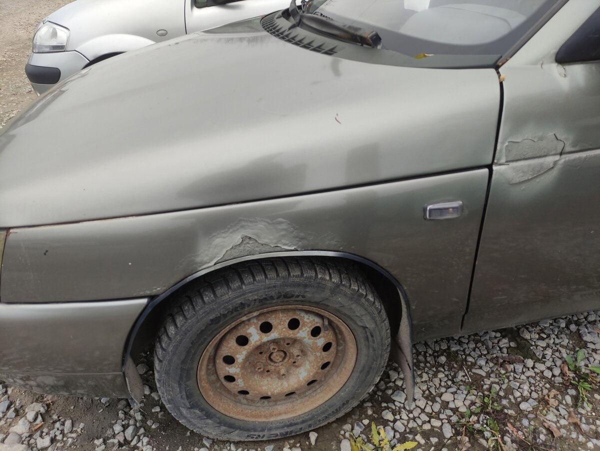 Совершенно неясно для чего была подкрашена ржавчина