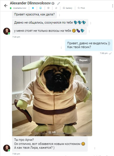 Переписка Эльзы с фанатом