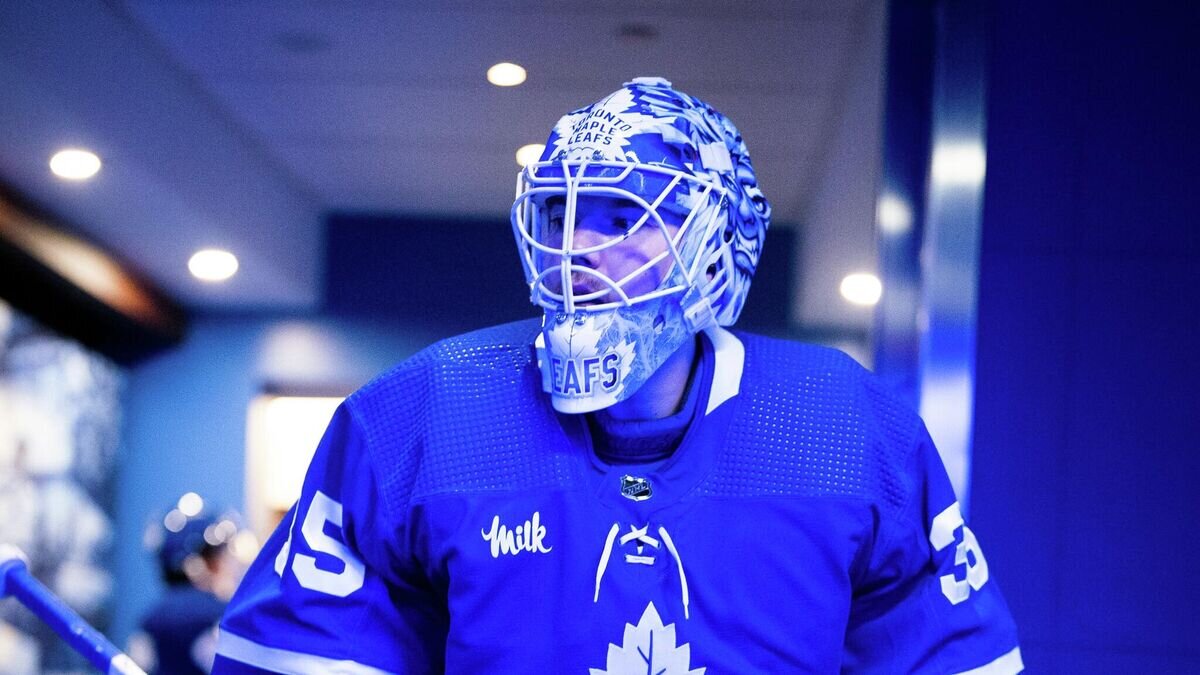    Вратарь "Торонто Мейпл Лифс" Илья Самсонов© пресс-служба клуба "Торонто Мейпл Лифс"