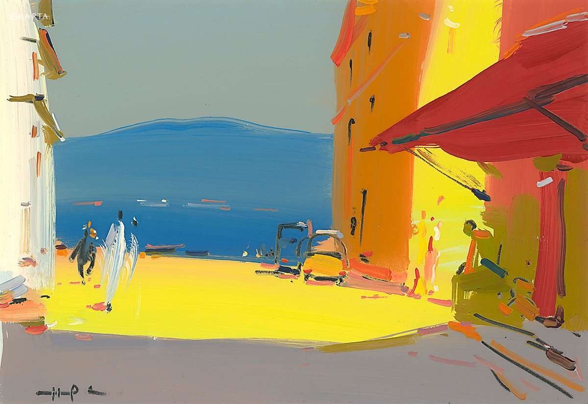   ©  Алексей Ланцев  /  Alexey Lantsev  Стамбул. Полдень 2018 год 41.5 x 60.4 см