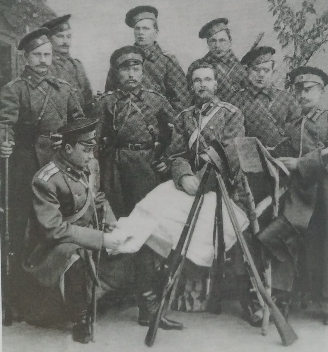 Корнет Маннергейм с драгунами Александрийского полка, Калиш, 1890. 