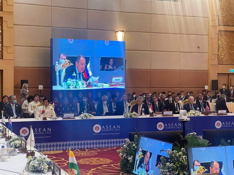     Делегация США во главе с Байденом присутствовала на выступлении Лаврова на Восточноазиатском саммите  Telegram