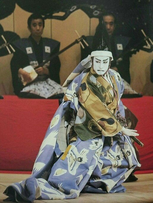 сцена из представления театра Кабуки