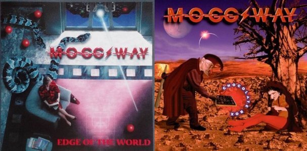 Альбомы проекта Mogg/Way "Edge Of The World" (1997 г.) и "Chocolate Box" (1999 г.)