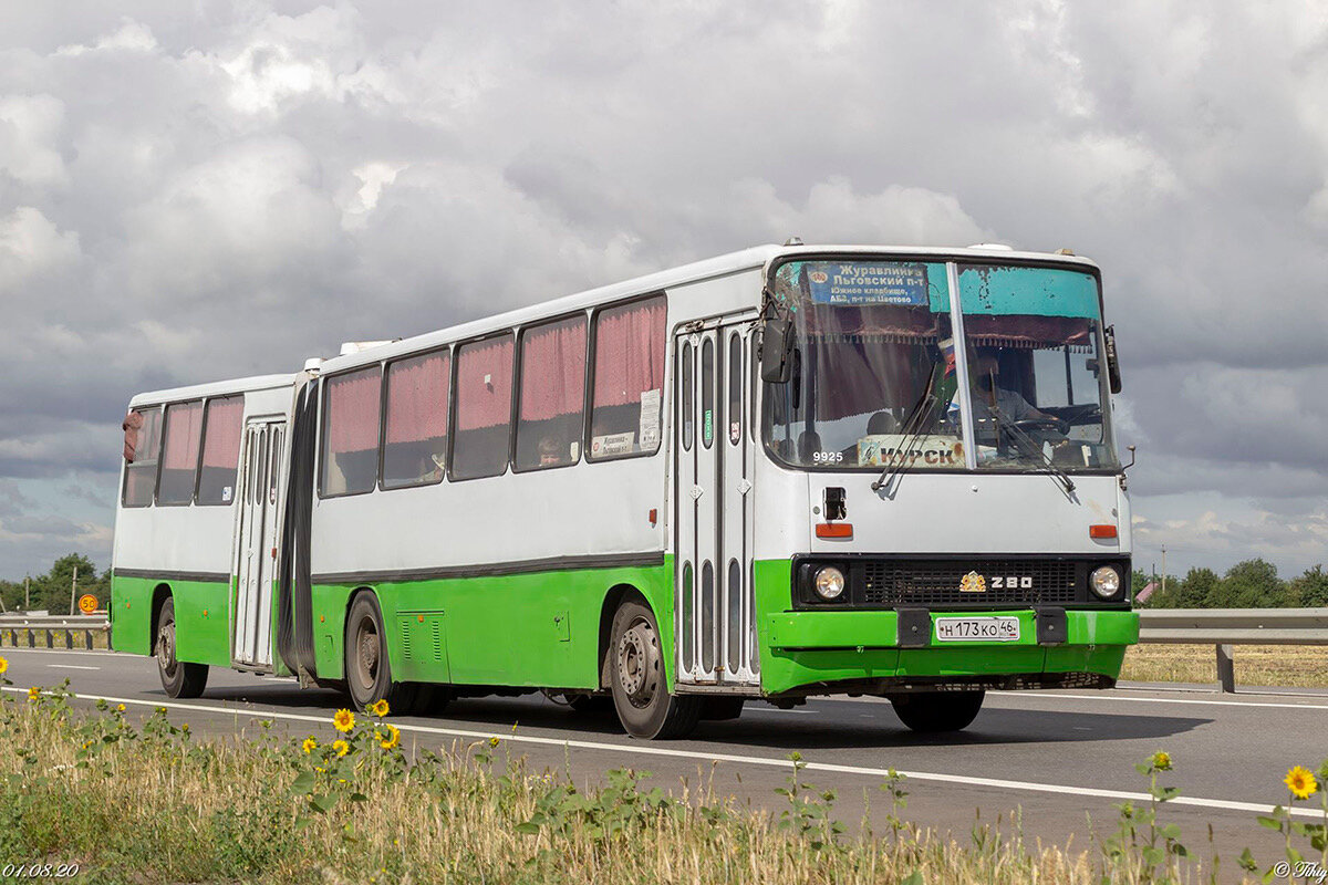 Ikarus 280.02 из Курска. Видео, что прицеп «живет своей жизнью». (Автор фото: Тихий)