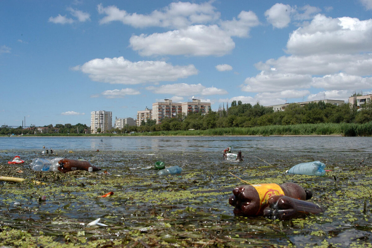 грязная москва река