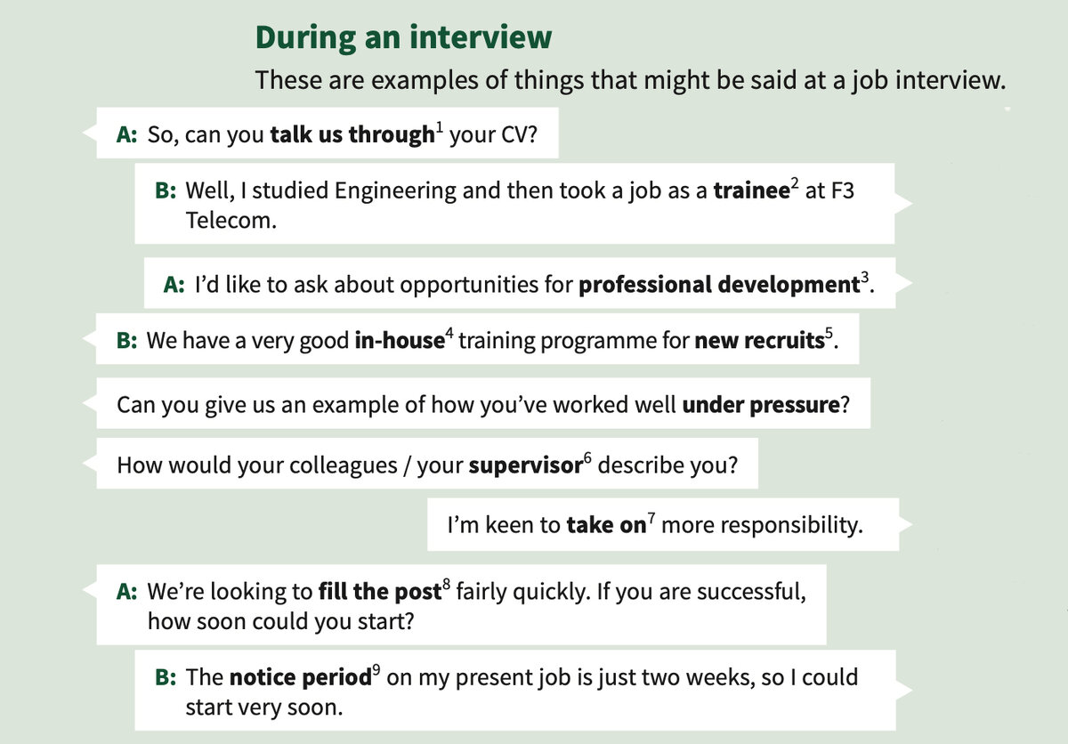 Вот небольшой список потенциальных вопросов и ответов на собеседовании