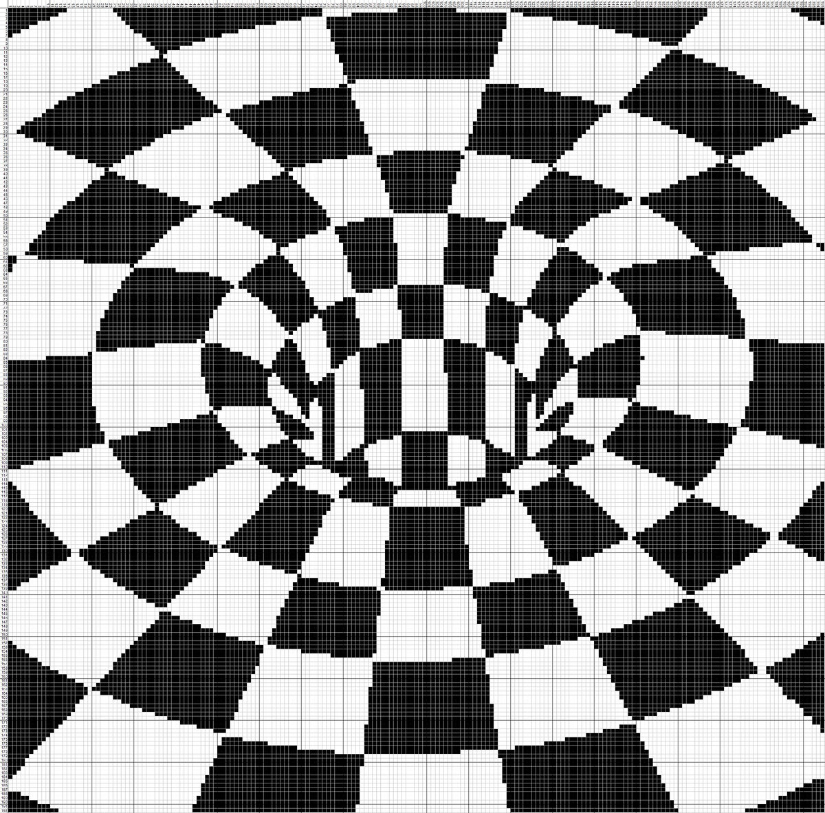 Оптическая яма - схема для жаккарда