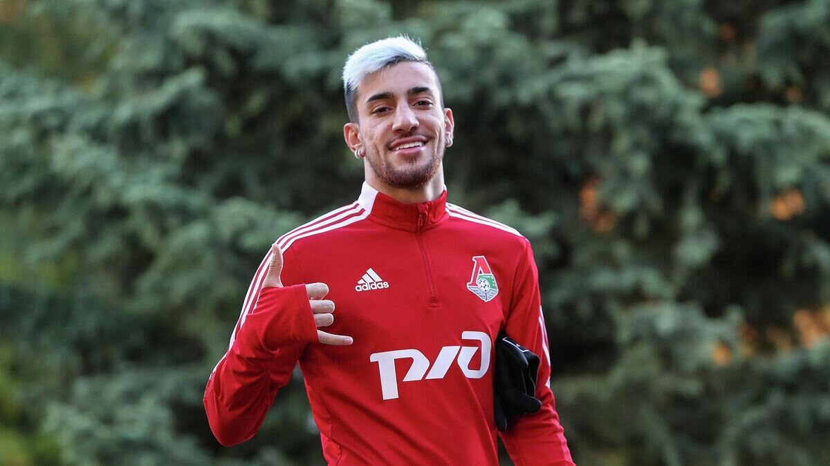    Нападающий "Локомотива" Педро Габриэл© Фото : Официальный сайт футбольного клуба "Локомотив"