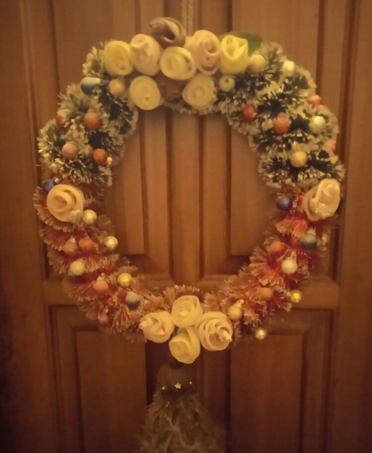 декоративный венок своими руками
