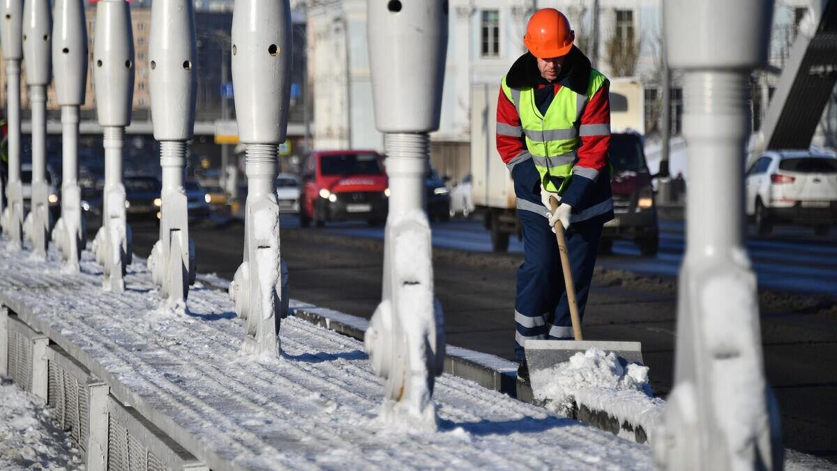   Первый снег в Москве© РИА Новости / Евгений Биятов