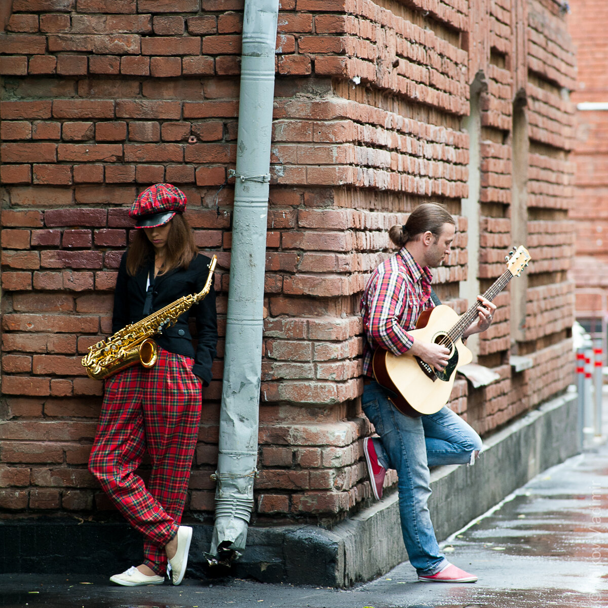 Саксофон и гитара, Маша Куцкова саксофонистка