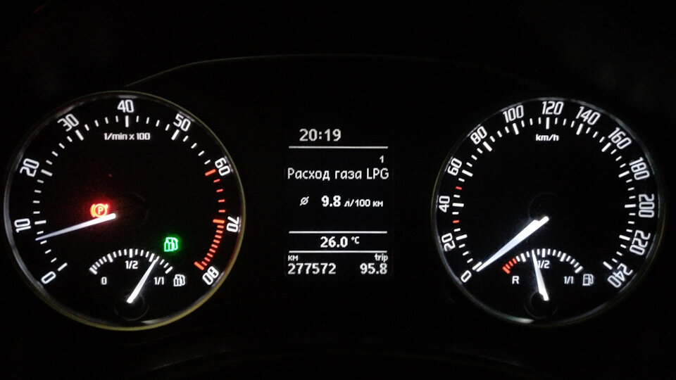 Приборка 1.6 CHGA Skoda Octavia a5.