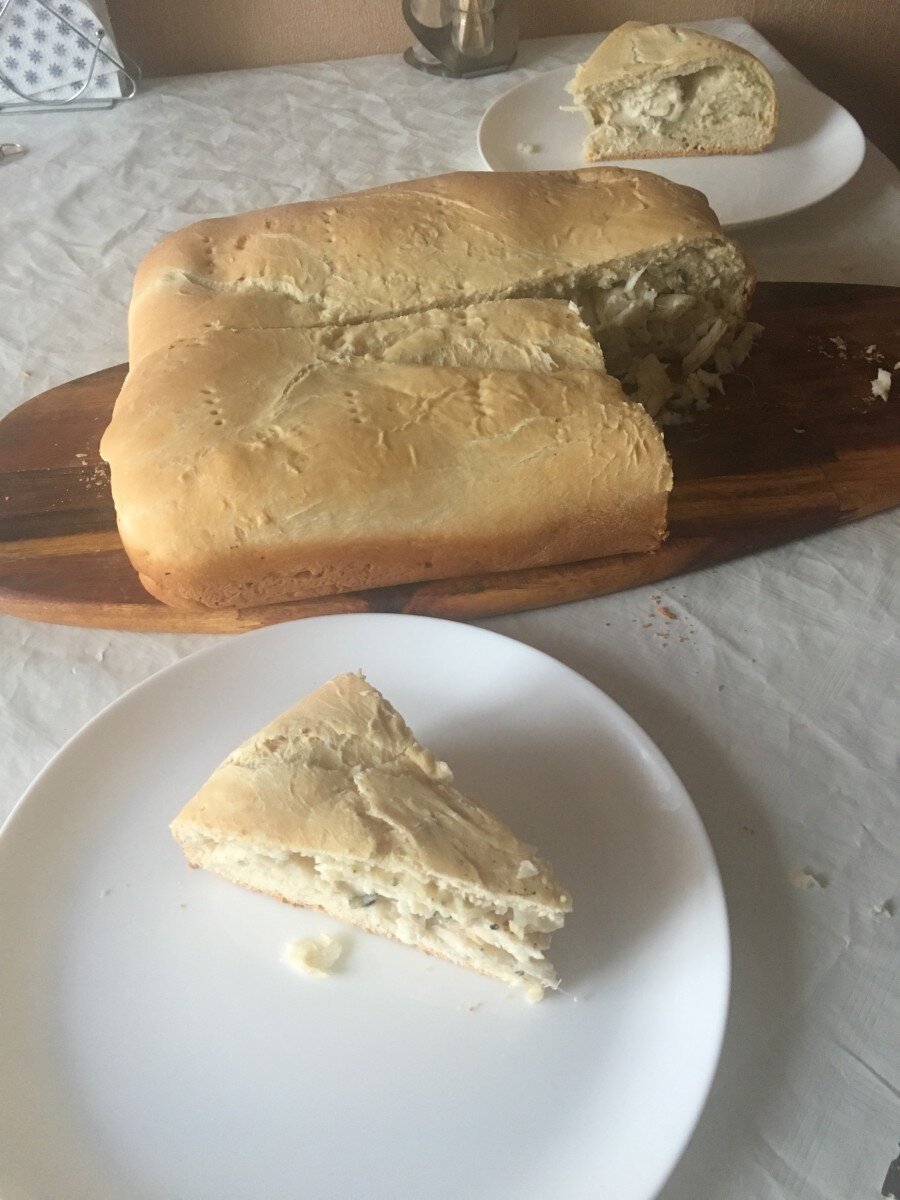 Пирог из Щуки. Фото из семейного архива семьи Чистиковых.