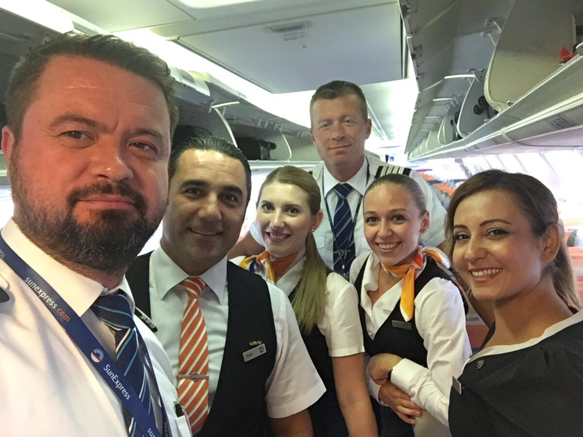 Рейс в Дюссельдорф с отличным экипажем)