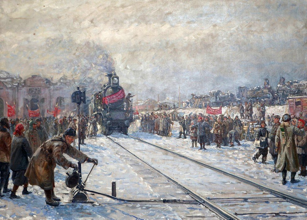 Кто построил железную дорогу в россии. Царскосельская железная дорога 1837 художник.