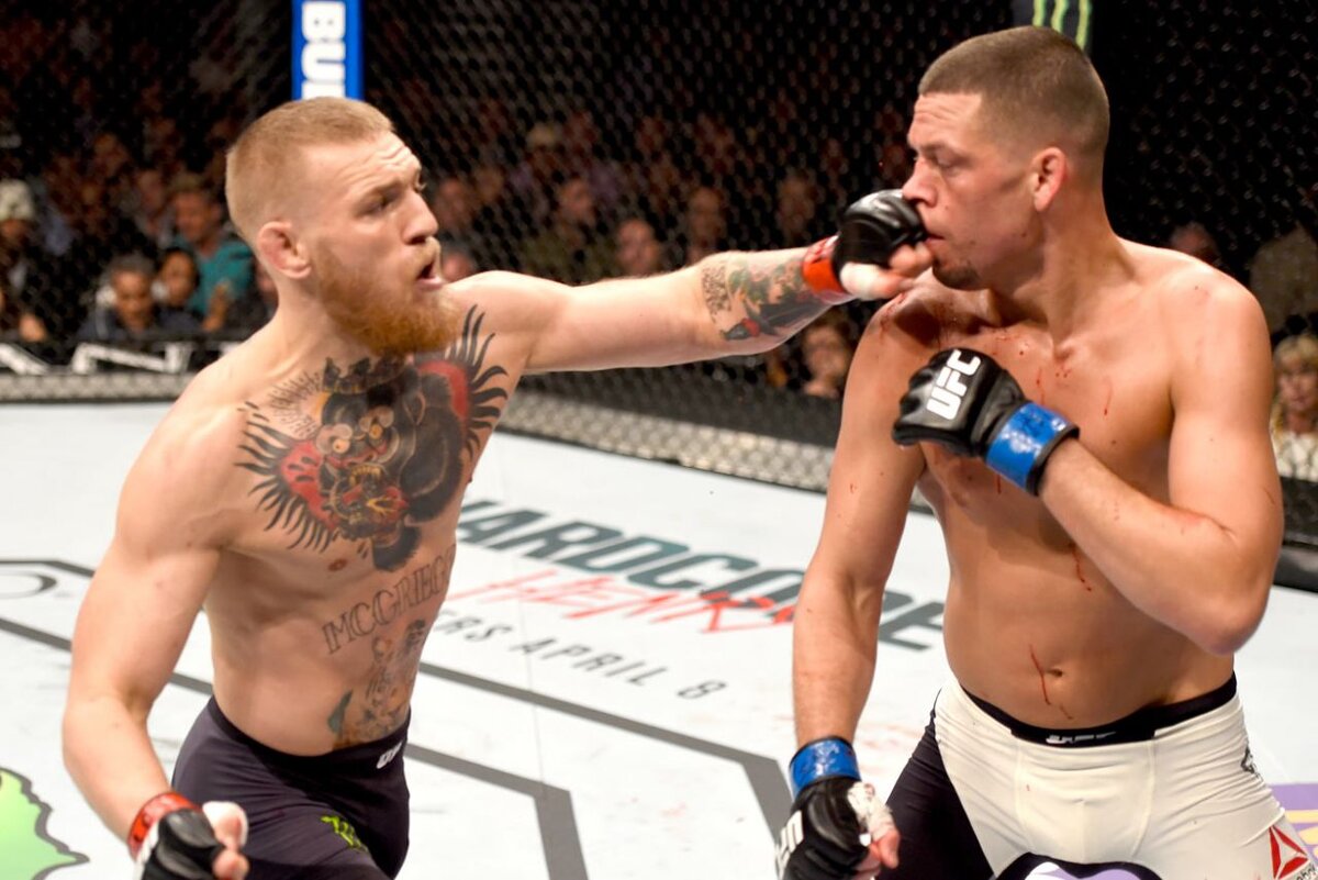 МакГрегор и Диас в 2016-м | https://www.foxsports.com/stories/ufc/sources-confirm-conor-mcgregor-vs-nate-diaz-2-verbally-agreed-for-ufc-200