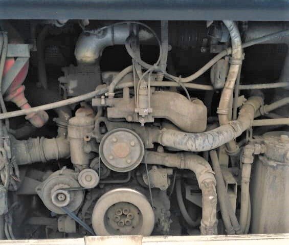двигатель в автобусе МАЗ