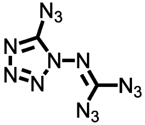 Структурная формула соединения C2N14