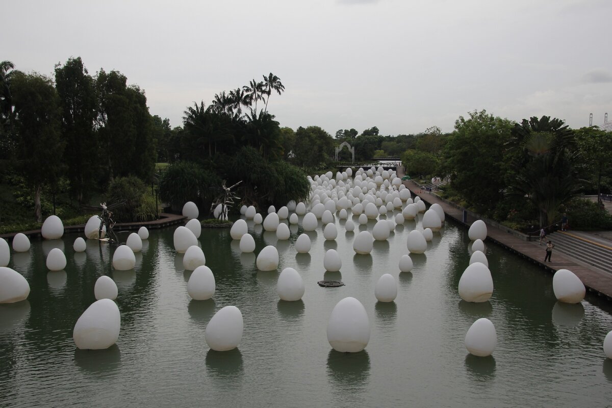 Арт-объект в Сингапуре