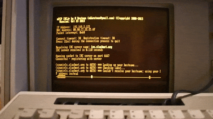 Демонстрация дефекта "снег" в CGA