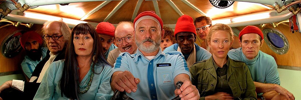 Кадр из фильма Уэса Андерсона "Водная жизнь" (2004)