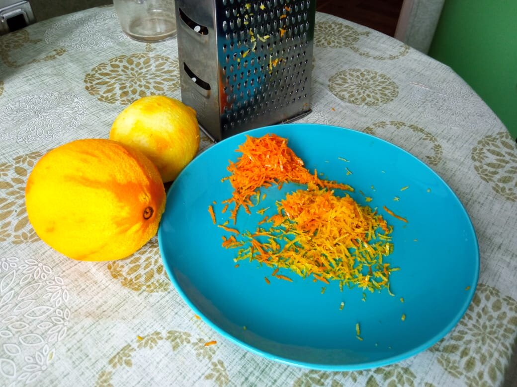 Цедра лимона и апельсина