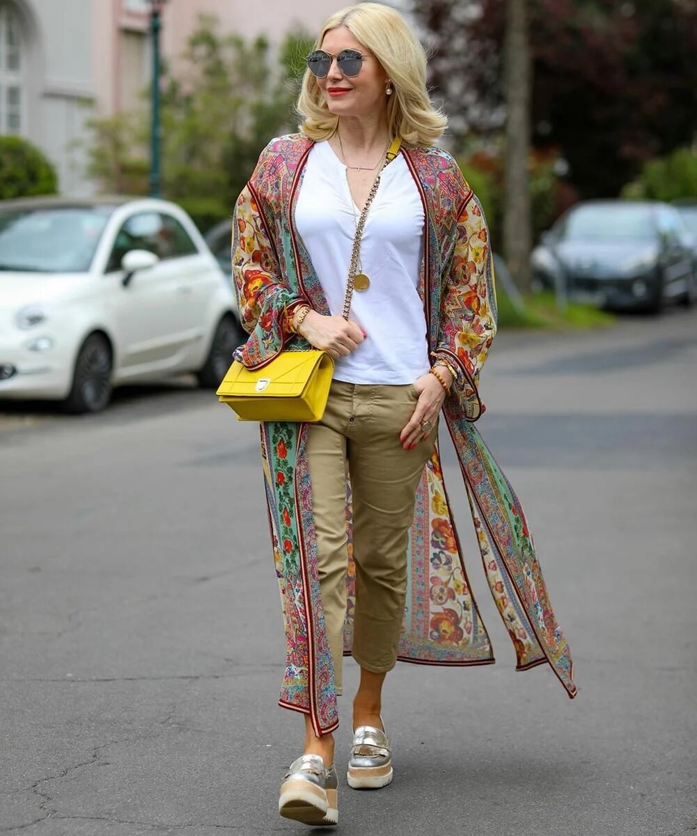 Туника с цветочным принтом