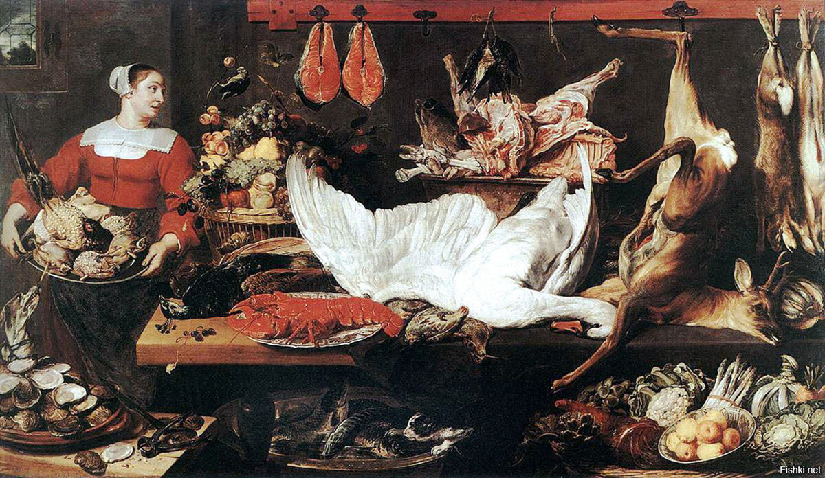 Франс Спейдерс (1579 - 1657) "Кладовка с припасами"