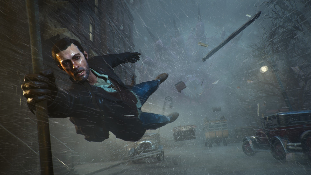 кадр из игры The Sinking City
