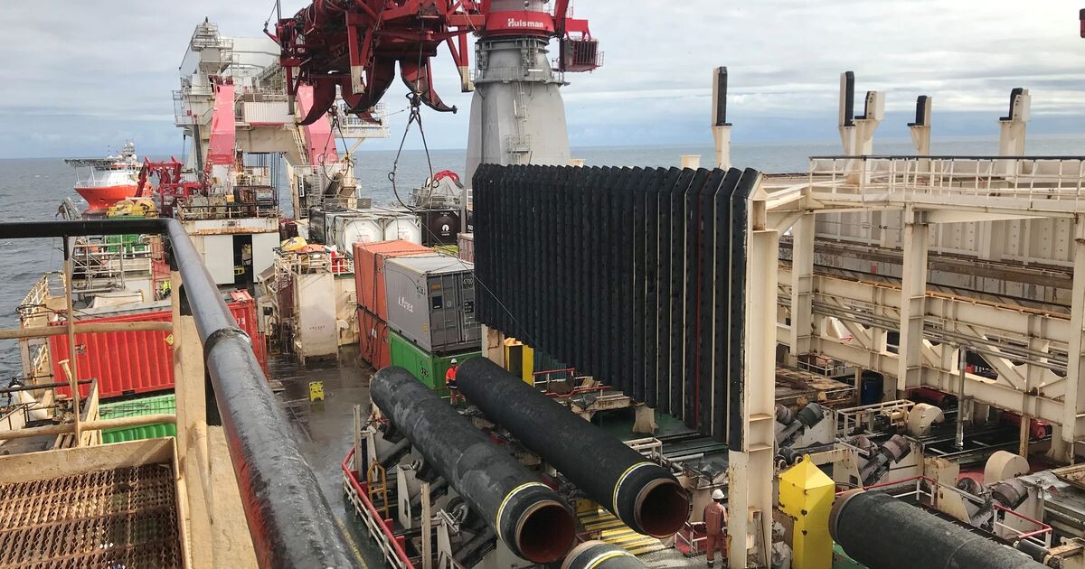 Строительство "Северного потока-2" заканчивается, не взирая на санкции.  фото: картинки яндекса.