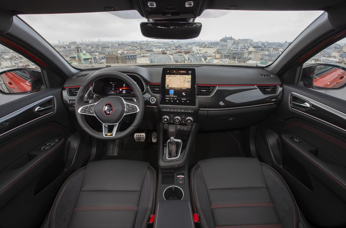 Интерьер европейской Renault Arkana