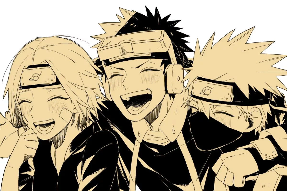 Рин Нохара,Обито Учиха,КакашиХатаке