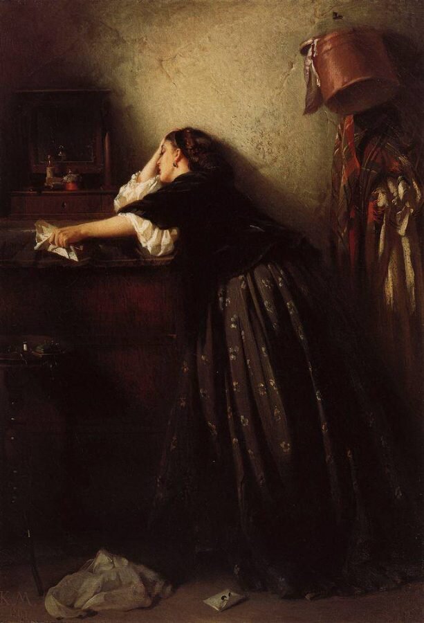 К.А. Маковский «Вдовушка», 1865 © ГРМ