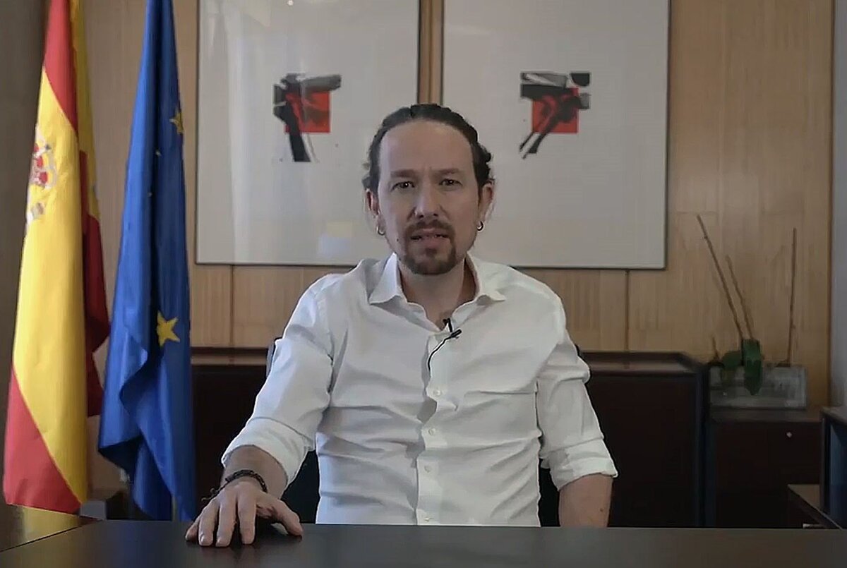 Лидер Unidas Podemos Пабло Иглесиас заявляет, что покидает свой пост в центральном правительстве, чтобы баллотироваться на выборах в Мадриде. EFE