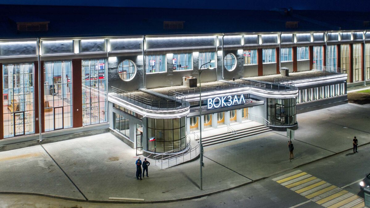 ЖД вокзал города Иваново после реставрации. Фото из открытых источников