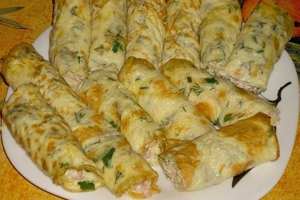 Тут добавлял еще зелени, так все же получается еще вкуснее.